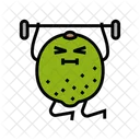 Lime Fruit Fitness Icon