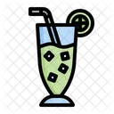 Lime Juice Drink Glass Icon