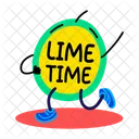 Lime Time Dancing Fruit Icon