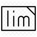Limit Math Symbol Icon