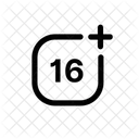 Limite de idade  Ícone