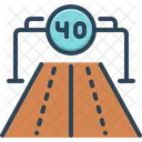 Limite De Velocidad Velocidad Limite Icono