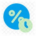 Limited Offer Sale Time Percentage Icon