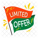 Limited Offer Flag Pennant Icon