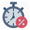 Limited Offer Stopwatch Sale Icon