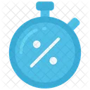 Discount Timer Stopwatch Sales Icon