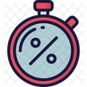 Discount Timer Sales Cyber Monday Icon