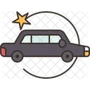 Limousine Car Transportation Icon