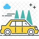 Limousine Car  Icon