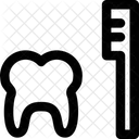 Limpeza De Dentes Escova De Dentes Escova Ícone