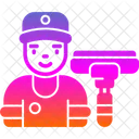 Limpiador Limpieza Limpiador De Vidrios Icon