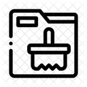 Limpieza Limpieza De Datos Archivos Y Carpetas Icono