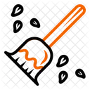 Limpieza Escoba Otono Icono
