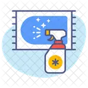 Limpieza Alfombra Giro Icono
