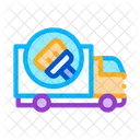 Limpieza Camion Servicio Icono