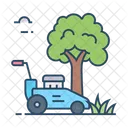 Limpieza de jardin  Icono