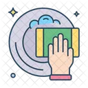 Limpieza de platos  Icono