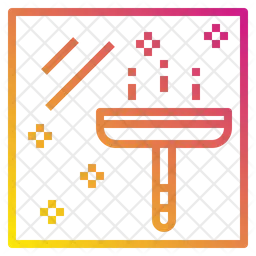 Limpieza de vidrios  Icono