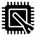 Limpieza De CPU Limpieza De Procesador Procesador Del Sistema Icono