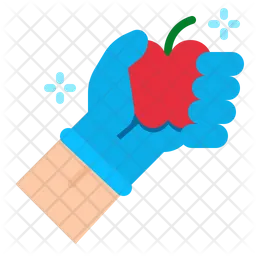 Limpieza de frutas  Icono