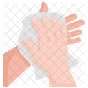 Mano de limpieza  Icono