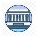 Lincoln Memorial Famous Building Landmark Icon