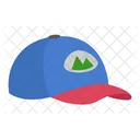 Campamento Gorra Sombrero Icono