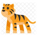 Lindo animal tigre  Icono