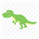 Dinosaurio Dinosaurio De Dibujos Animados Dinosaurio Lindo Icono