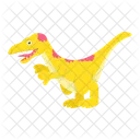 Dinosaurio Dinosaurio De Dibujos Animados Dinosaurio Lindo Icono