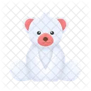 Lindo oso blanco  Icono