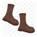 Botas Otono Caida Icono