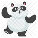 Lindo panda feliz  Icono