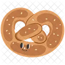 Pretzel Pan Aleman Pan Icono