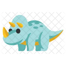 Lindo triceratops  Icono