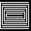 Line Pattern Black Icon