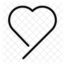 Line Heart Symbol Icon
