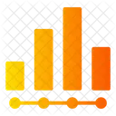 Line Bar Chart  Icon