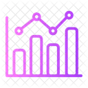 Line Bar Chart  Icon