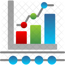 Line Bar Chart  Icon