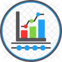 Line Bar Chart  Icon