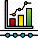 Line Bar Chart  Icon