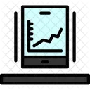 Line Chart Line Graph Time Series Chart Icon