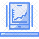 Line Chart Line Graph Time Series Chart Icon