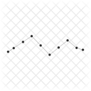 Line Chart Dots Line Graph Icon