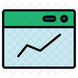 Line Chart  Icon