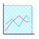 Line Chart Line Graph Growth Chart Icon