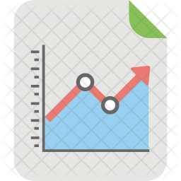 Line Chart Icon - Download in Flat Style