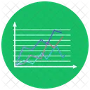 Line Chart Data Analytics Infographic Icon