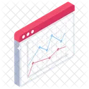 Data Analytics Data Analysis Line Chart Icon